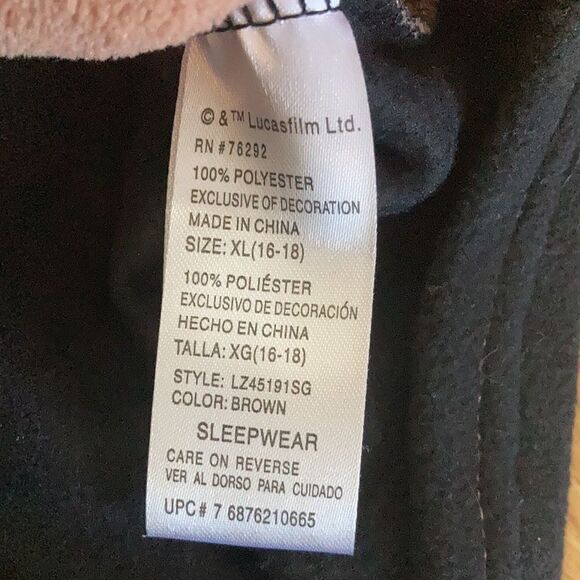 Star Wars Chebaca Sleep Top NWT - Picture 4 of 7